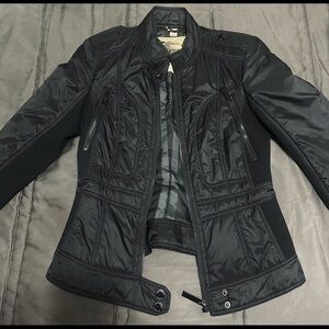 Burberry black nylon puffer jacket women
